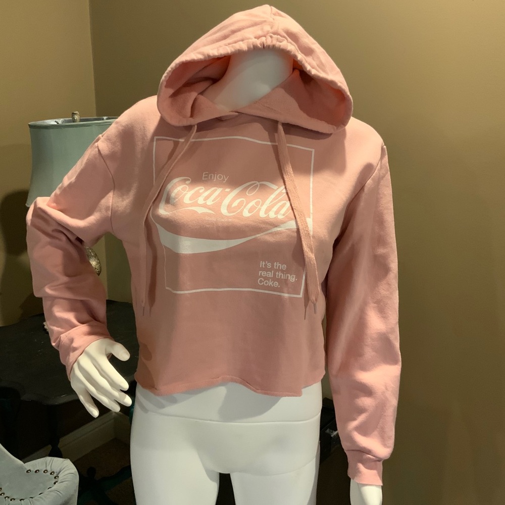 COCA-COLA crop hoodie - Picture 1 of 4